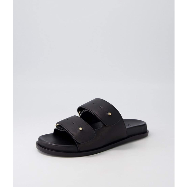 Sol Sana - Versus Footbed - Black & Patent Popcorn 