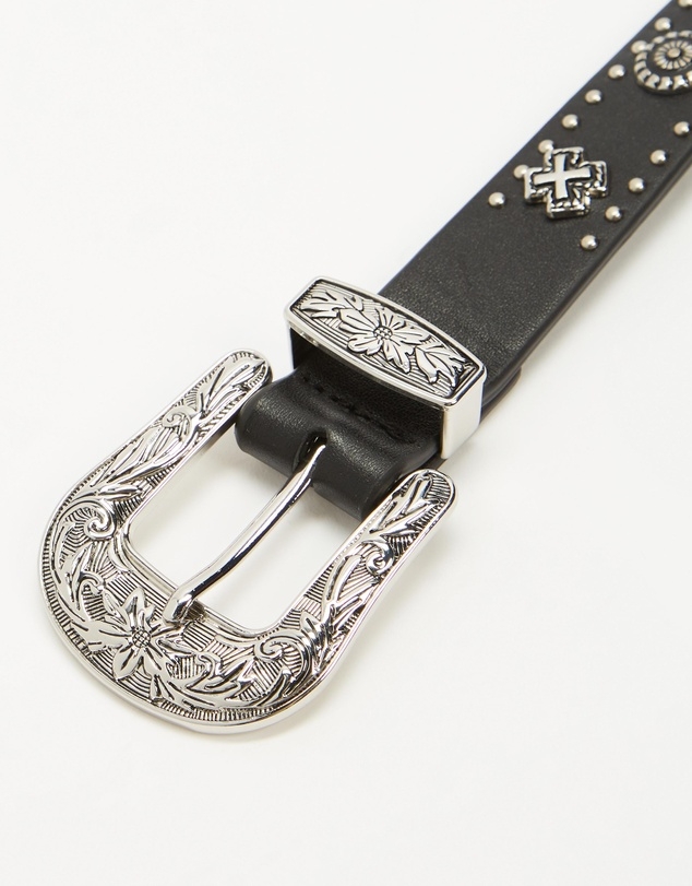 Sol Sana - Eastwood Belt - Black & Gold + Black & Silver - Womens ...