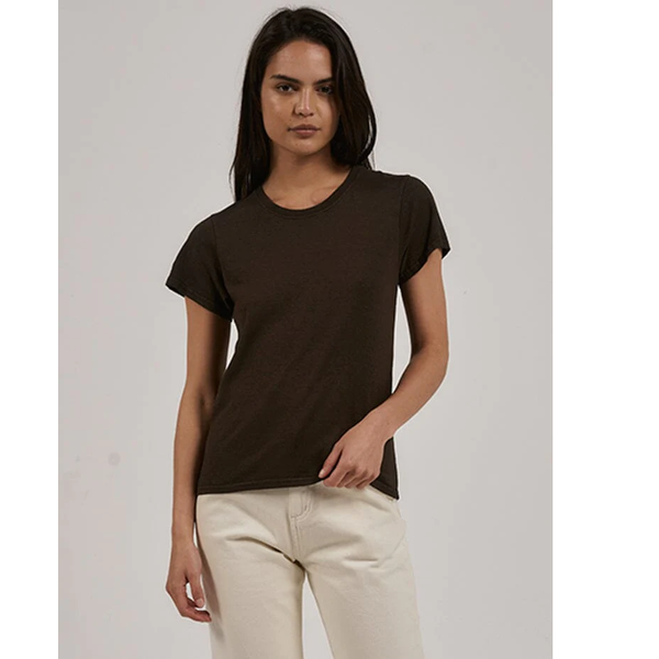 Thrills - Hemp Everyday Tee - Tarmac - Womens-Tops : Outback Surf Shop ...