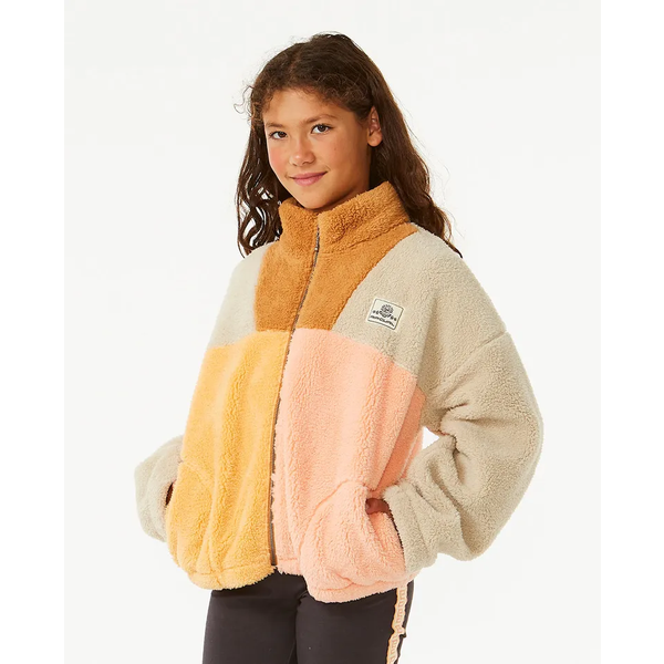 Rip Curl - Block Party Polar Fleece - Peach