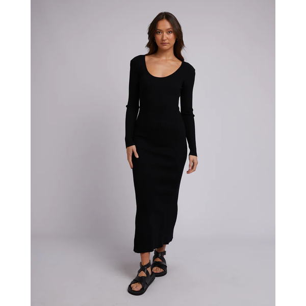 Silent Theory - Freya LS Maxi Dress - Black 