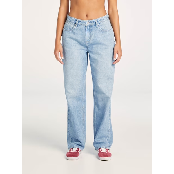 Wrangler - Mid Belly Baggy Jeans - Ocean Blue 