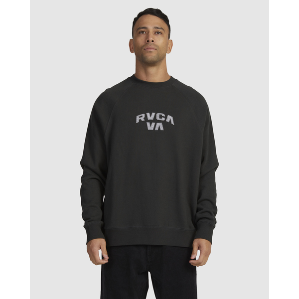 RVCA - Strange Times Raglan Crew - Pirate Black