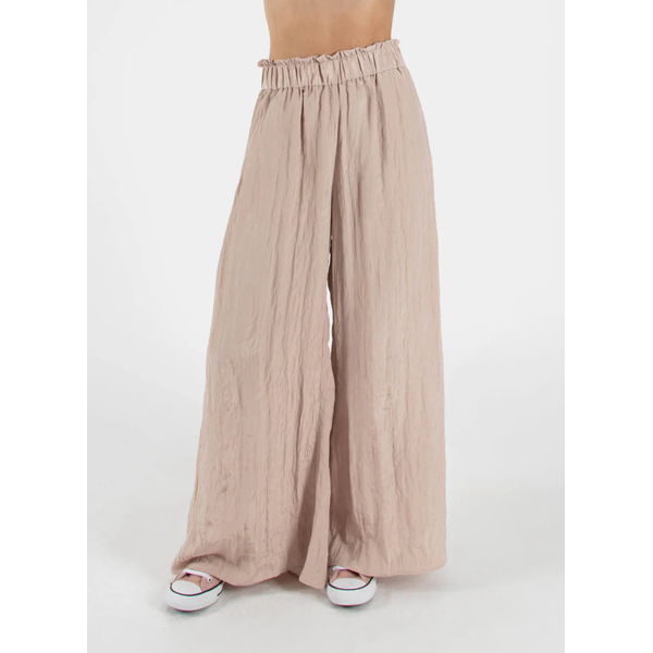 BUTTON FRONT LOUNGE PANT FOLK AFLOAT
