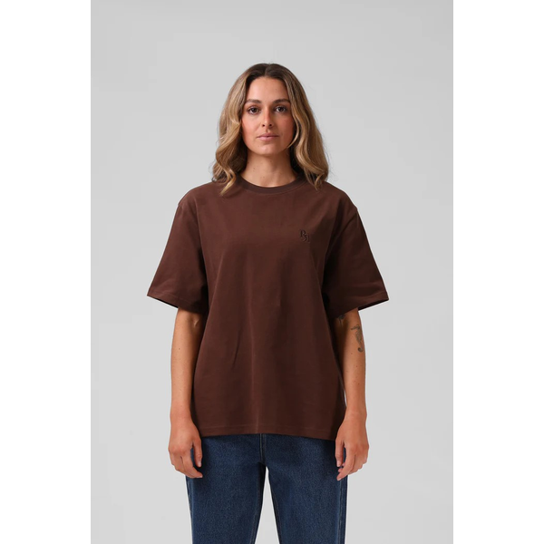 Rpm - OS Sanded Tee - Chocolate