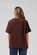 Rpm - OS Sanded Tee - Chocolate