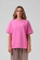 Rpm - OS Sanded Tee - Hot Pink