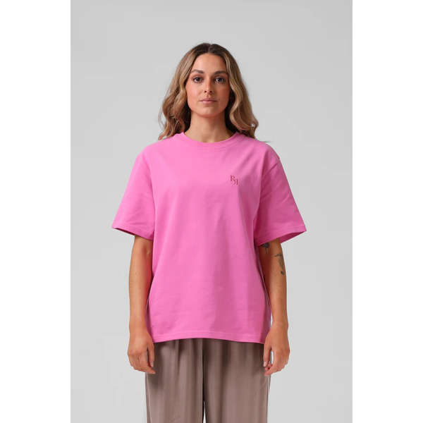 Rpm - OS Sanded Tee - Hot Pink