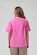 Rpm - OS Sanded Tee - Hot Pink
