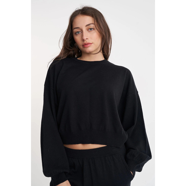 Huffer - Merino Bella Crop Knit