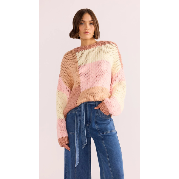 Mink Pink - Marcella Colour Block Sweater