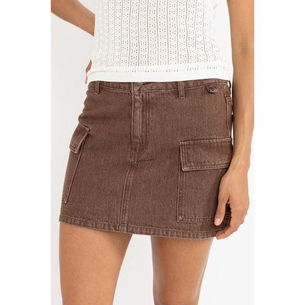 Rhythm - Cargo Denim Mini Skirt