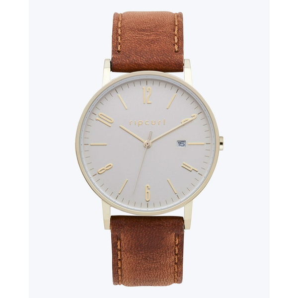 Rip Curl - Latch Gold Leather Watch