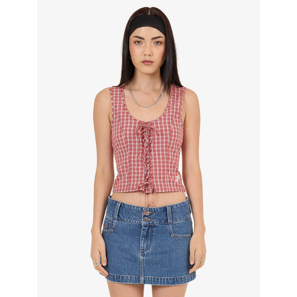 Worship - Impish Lace up Top