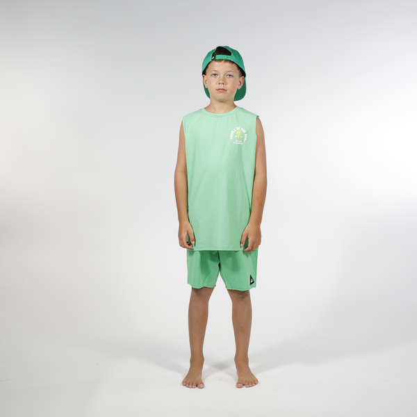 Hello Stranger - People of the Sun Muscle Tee - Green