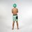 Hello Stranger - Kermit Boardshort - Green Check
