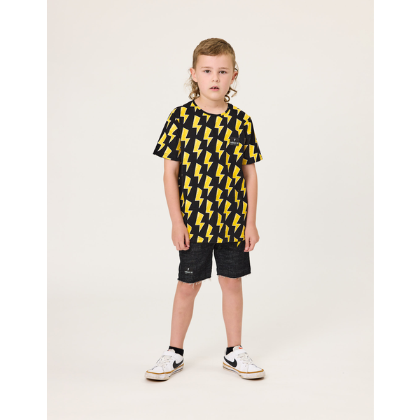 Radicool Kids - Lightening Tee In  Black