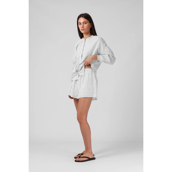 Rpm - Tilly Short - White Stripe