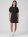 Rpm - Holiday Mini Dress - Black Pokadot