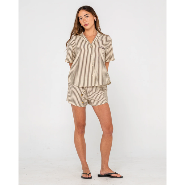 Rusty - Sandy Stripe Short Sleeve Shirt