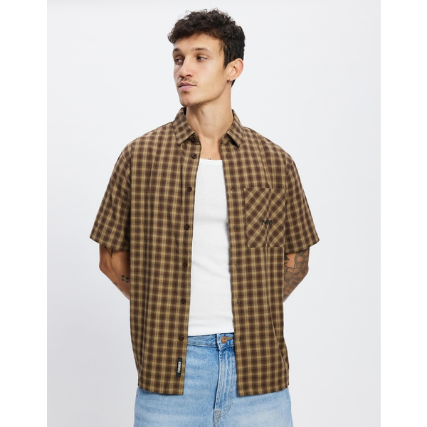 Former - Manners Check Shirt - Bark
