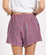 One Teaspoon - Terry Towel Drawstring Beach Shorts - Red Blue