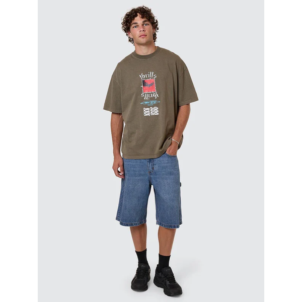 Thrills - Cheap Thrills OS Tee - Tarmac