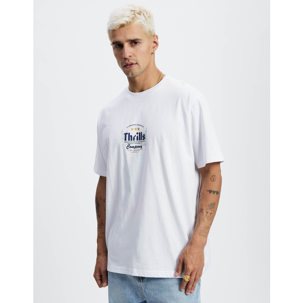 Thrills - OG Strength Merch Fit Tee - White