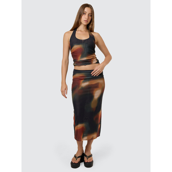 Thrills - Metamorphic Daze Slip Skirt - Black