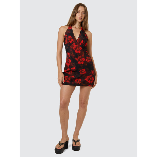 Thrills - Lucky For You Floral Mini Dress - Redwood