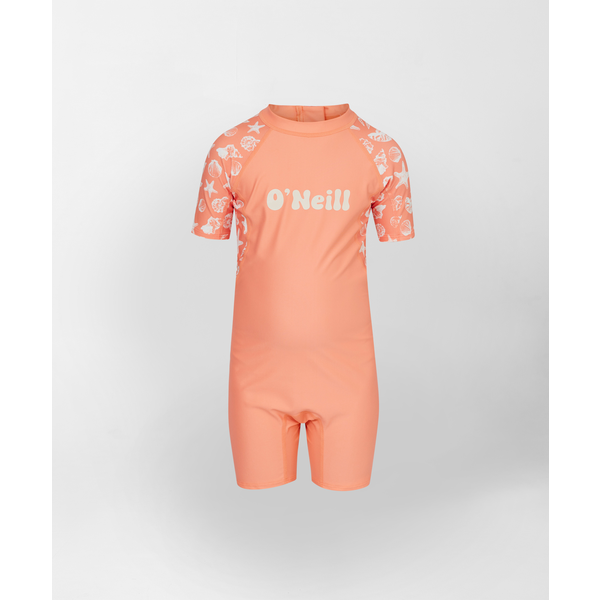 O'Neill - Girls Toddler BZ SPF SS Spring Rashsuit - Seashells