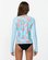 O'Neill - Girls Nixie LS Rash Vest - Blue Tropic