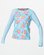 O'Neill - Girls Nixie LS Rash Vest - Blue Tropic