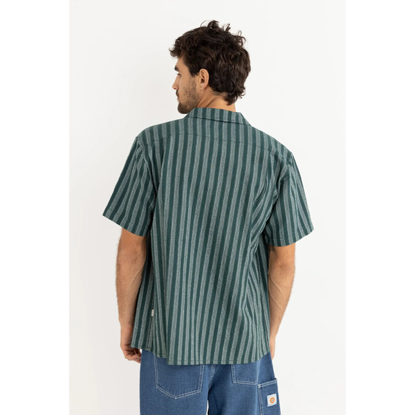 Rhythm - Eli Stripe Shirt - Teal