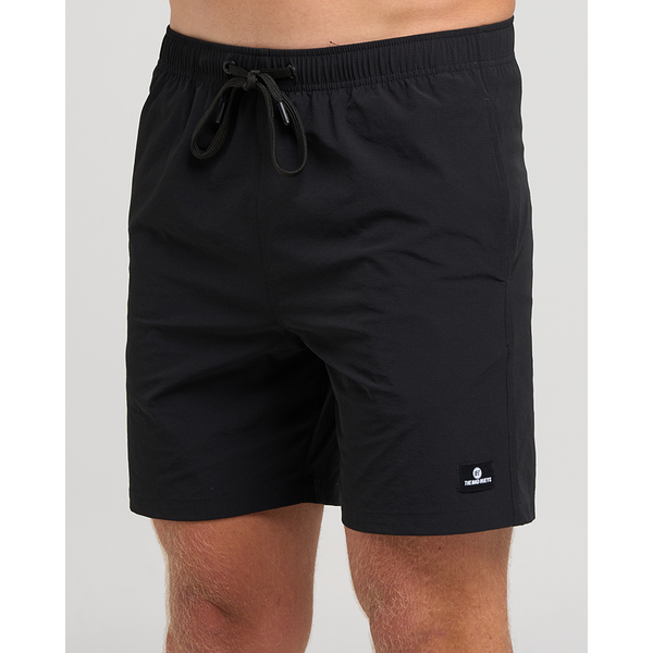 Mad Hueys - Freestyle 18" Swim Volley Short - Black