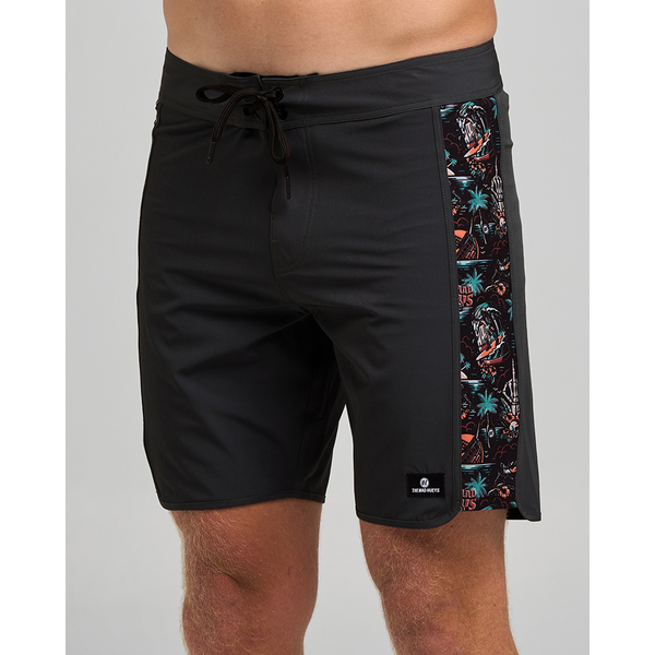 Mad Hueys - She'll Be Right 18" Boardshort - Vintage Black