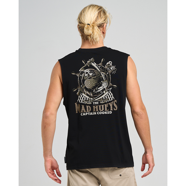 Mad Hueys - Captain Shipped Face Muscle - Black