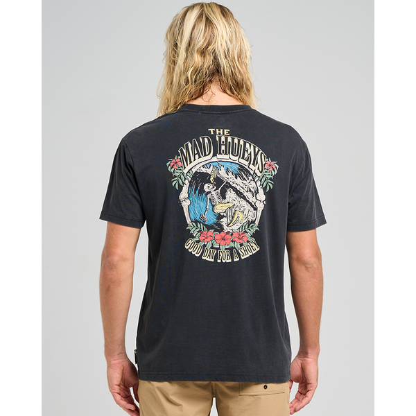 Mad Hueys - Frothin Shoey Tee - Washed Black