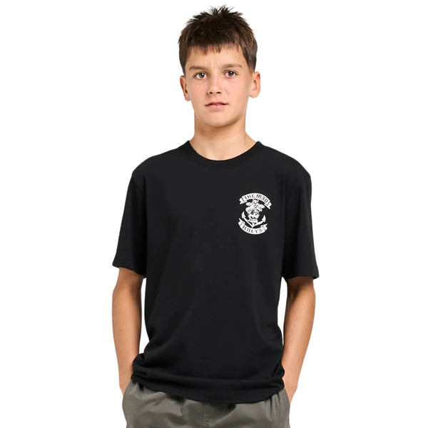 Mad Hueys - Sailor Anchor Youth Tee - Black