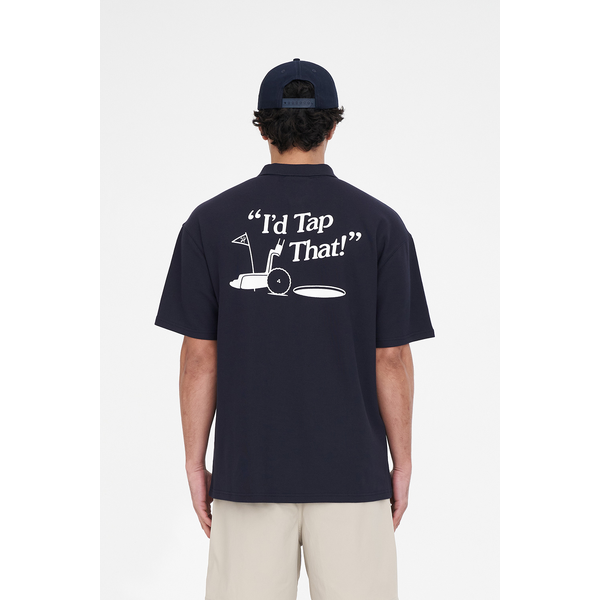 Huffer - Mens Par Polo/Tap That - Navy