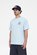 Huffer - Mens Block Tee220 - Zero F - Ice Blue