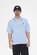 Huffer - True Knit Polo - Ice Blue