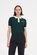 Huffer - Womens Line Knit Polo - Golf Green