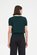 Huffer - Womens Line Knit Polo - Golf Green