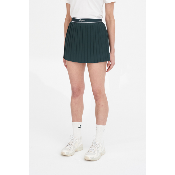 Huffer - Birdie Pleated Golf Skort - Golf Green