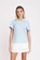 Huffer - Womens Birdie SS Polo - Ice Blue