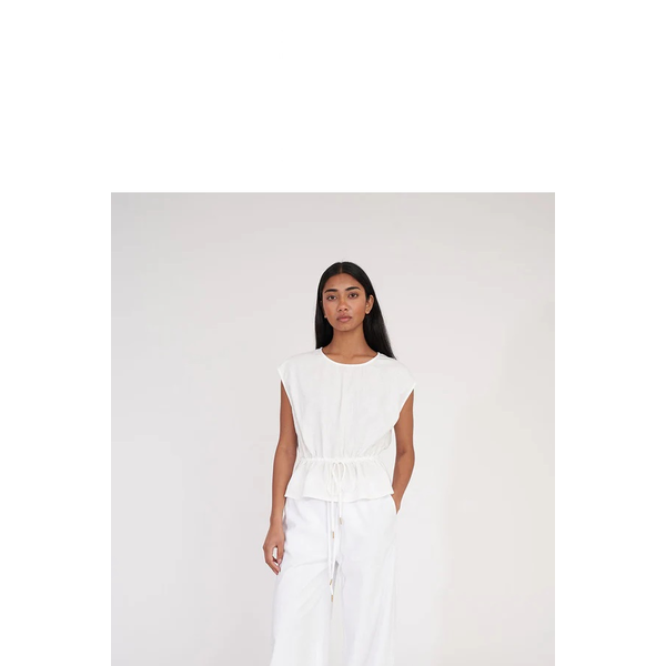 Huffer - Lin-In Briar Top - Chalk