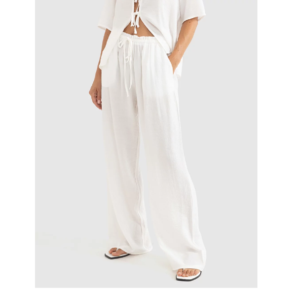 Rhythm - Airlie Beach Pant - White