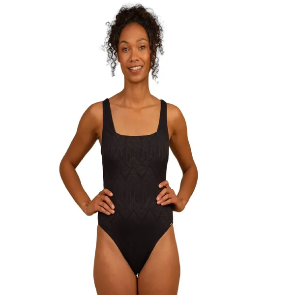 Piha - Gelato Square Neck Suit - Black