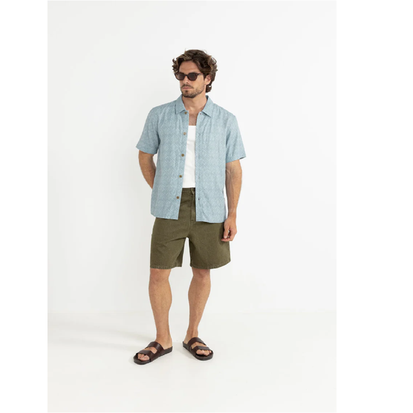 Rhythm - Tile SS Shirt - Blue